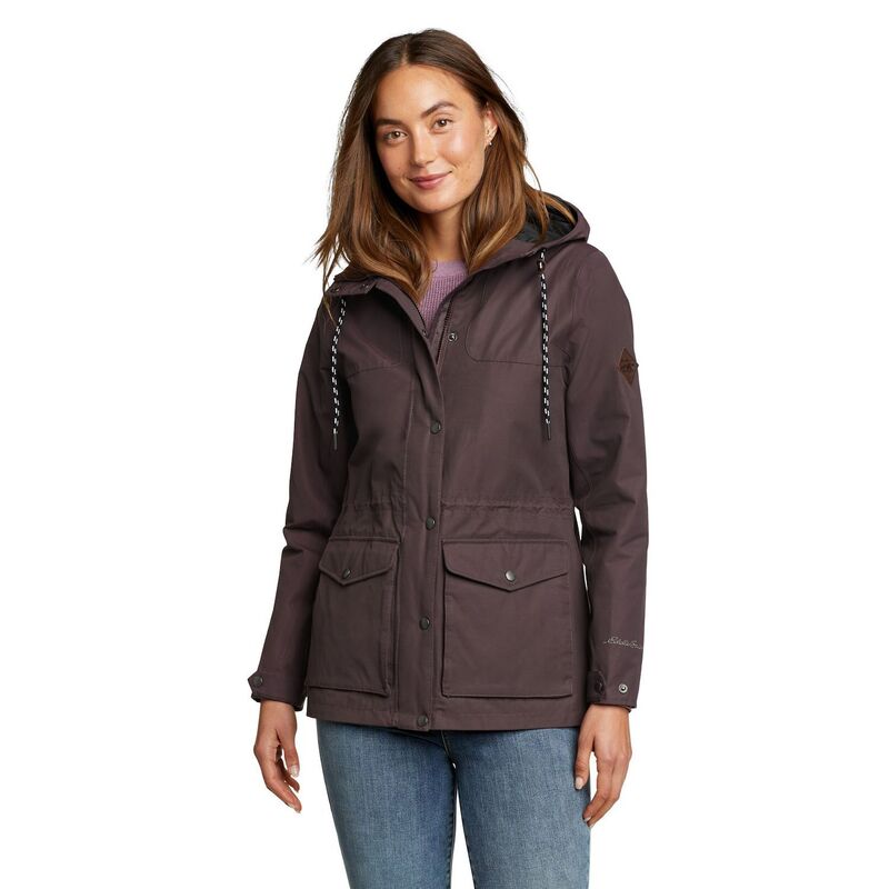 エディー バウアー レディース アウター 上衣・上衣 Women\u0027s Eddie Bauer Charly Jacket Aubergine 厚地の外套ジーン