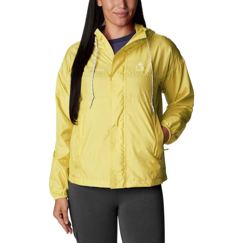 コロンビア レディース アウター ジャケット・ブルゾン Women Columbia Gold LA Galaxy Flash Challenger Omni-Shade Full-Zip Windbreaker Gal Gold ゴールド