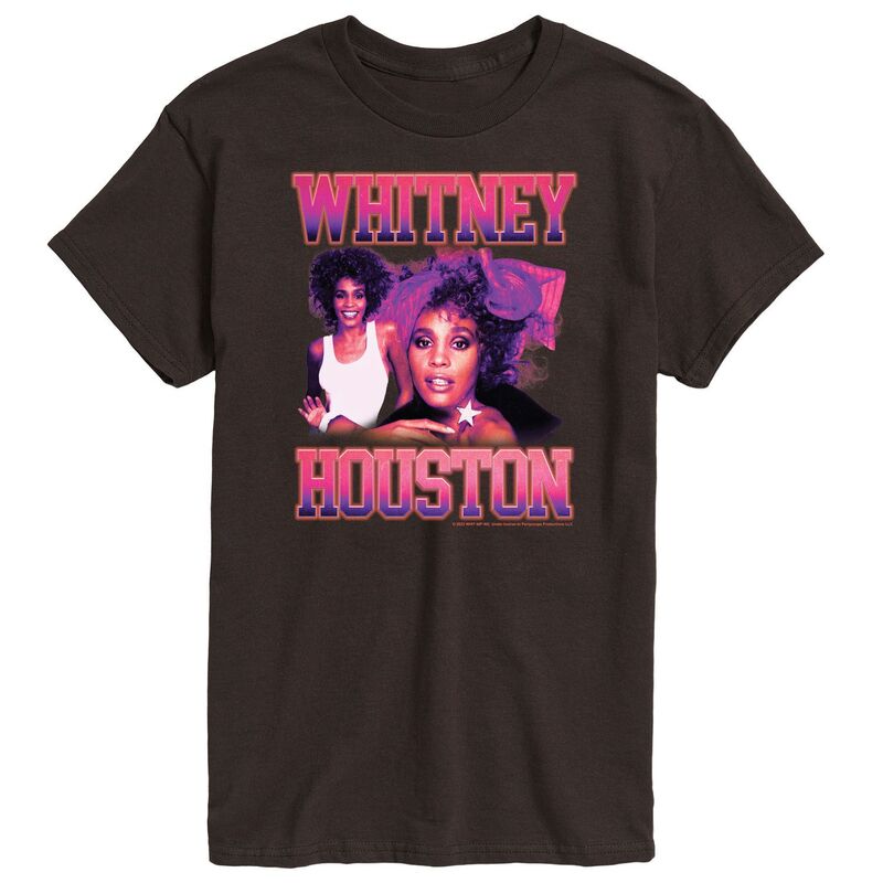 アニメキャラクター メンズ トップス Tシャツ ヴィンテージ Licensed Character Men's Whitney Houston Vintage Tee Brown ブラウン 6,699円