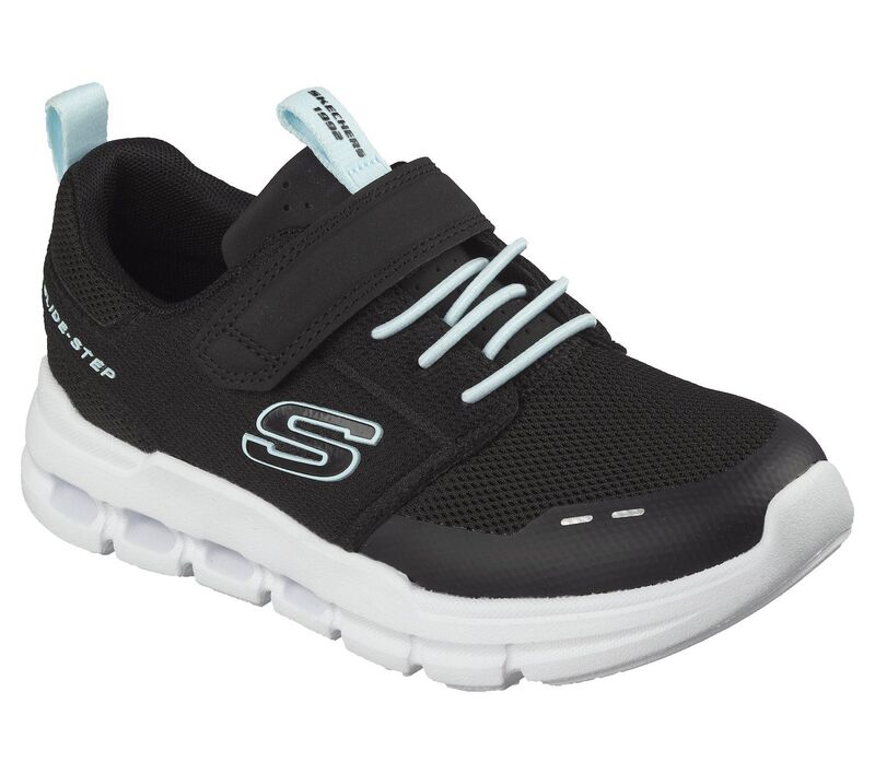スケッチャーズ レディース シューズ スニーカー Skechers Glide-Step Flow Girls Cushioned Sneakers Black ブラック|ReVida 店
