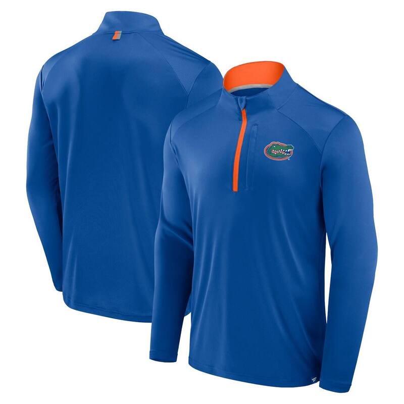 ファナティクス メンズ トップス Tシャツ ジャケット Men's Fanatics Royal Florida Gators Fundamental Defender Quarter-Zip Jacket Fld Blue ブルー