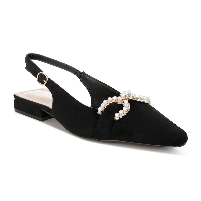 ロンドンラグ レディース シューズ サンダル London Rag Salova Women\u0027slingback Dresshoes Black 黒いこと
