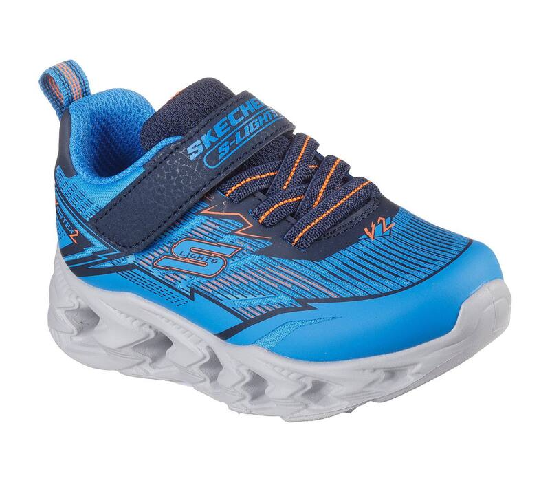 スケッチャーズ レディース シューズ スニーカー Skechers-Lights Vortex 2.0 Veltrox Toddler Boys' Sneakers Blue Navy ネイビー