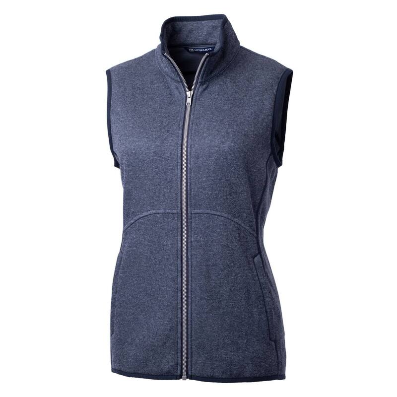 カッターアンドバック レディース アウター ジャケット・ブルゾン ベスト Cutter & Buck Mainsail Basic Womens Vest Liberty Navy Heather ヘザー