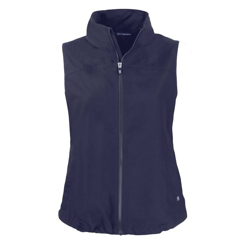 カッターアンドバック レディース アウター ジャケット・ブルゾン ベスト Cutter \u0026 Buck Charter Eco Full-zip Womens Vest Navy Blue ネイビー