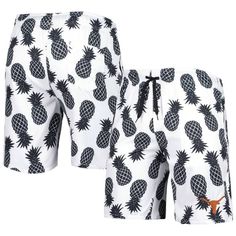 コロシアム メンズ 水着 ハーフパンツ・ショーツ ショートパンツ Men's Colosseum Whitexas Longhorns Pineappleswim Shorts Tex White ホワイト