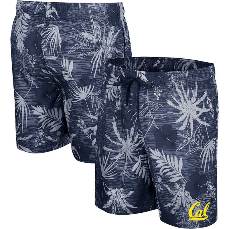 コロシアム メンズ 水着 ハーフパンツ・ショーツ ショートパンツ Men's Colosseum Navy Cal Bears What Else is New Swim Shorts Cal Navy ネイビー