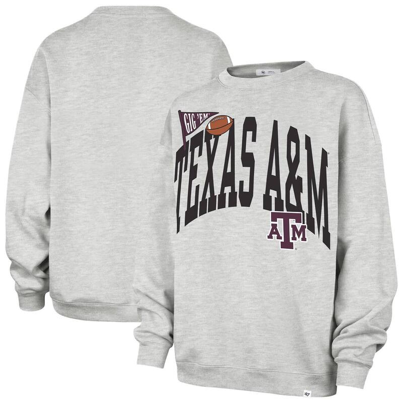 フォーティセブンブランド レディース アウター パーカー・スウェット シャツ フリース 47 Brand Women's '47 Gray Texas A&M Aggies Icon Fleece Sweatshirtam Grey グレー