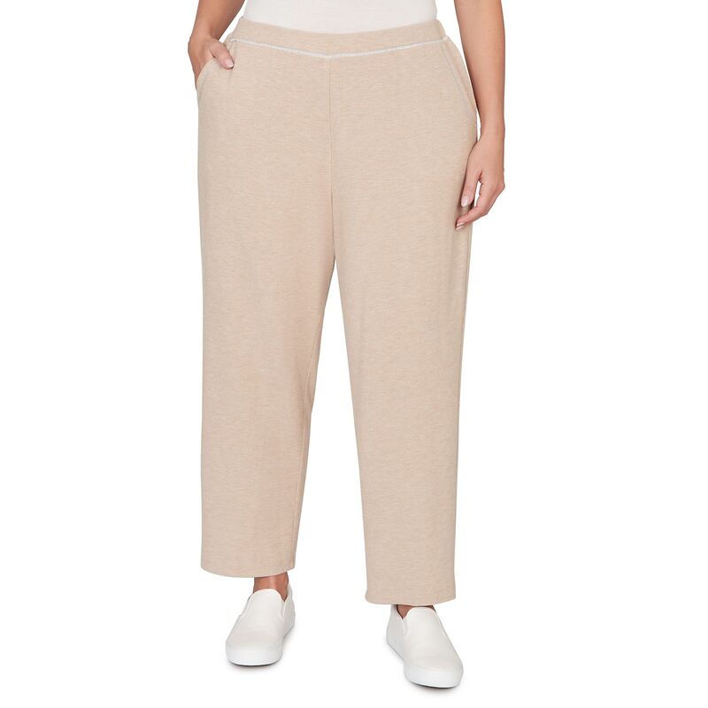 アルフレッド ダナー レディース ボトムス 心地好いズボン下 つけ加える大きさ Plusize Alfredunner Comfort Everyday Slant Pocket Average Length Pants Fawn