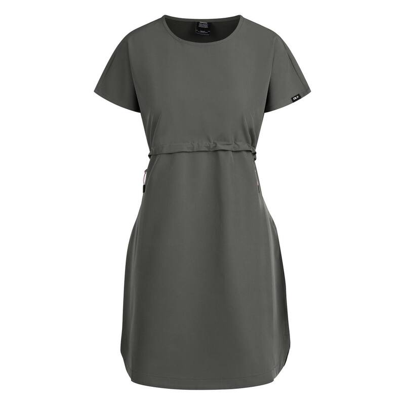トレス通り手形 レディース トップス 衣装 綿織物 Trespass Womens/Ladies Lidia Round Neck Cotton Dress Herb