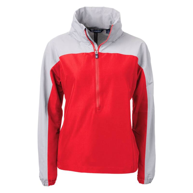 カッターアンドバック レディース アウター ジャケット・ブルゾン ニット Cutter & Buck Charter Eco Knit Recycled Womens Anorak Jacket Red レッド