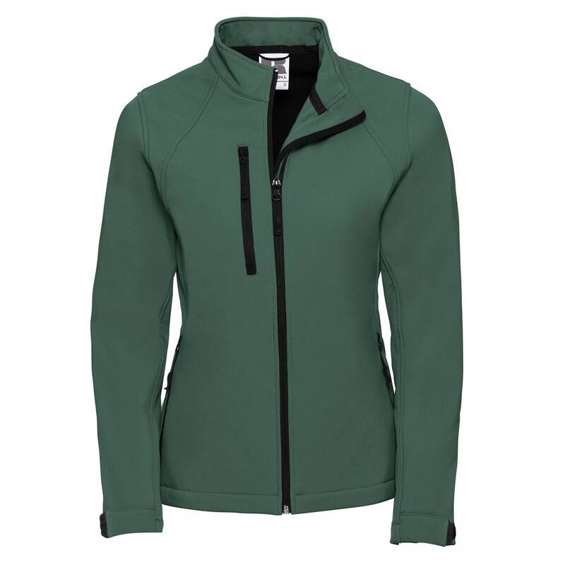 ラッセルアスレチック レディース アウター ジャケット・ブルゾン Russell Athletic Russell Womens/Ladiesoft Shell Jacket Bottle Green グリーン