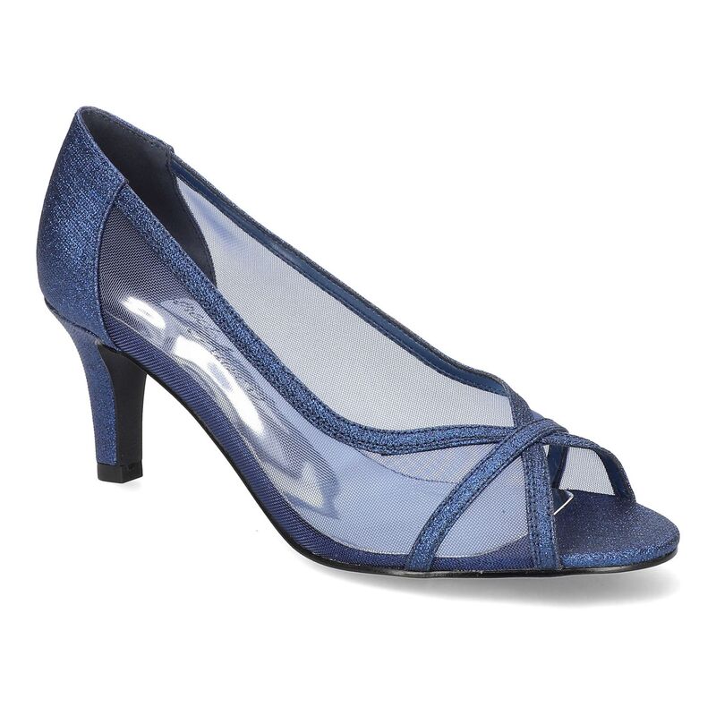 イージーストリート レディース シューズ パンプス Easy Street Picaboo Women's Pumps Navy Glttr ネイビー|ReVida 店