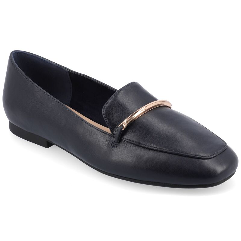 ジュルネ コレクション レディース シューズ スリッポン・ローファー Journee Collection Wrenn Tru Comfort Foam Women's Loafer Flats Navy ネイビー