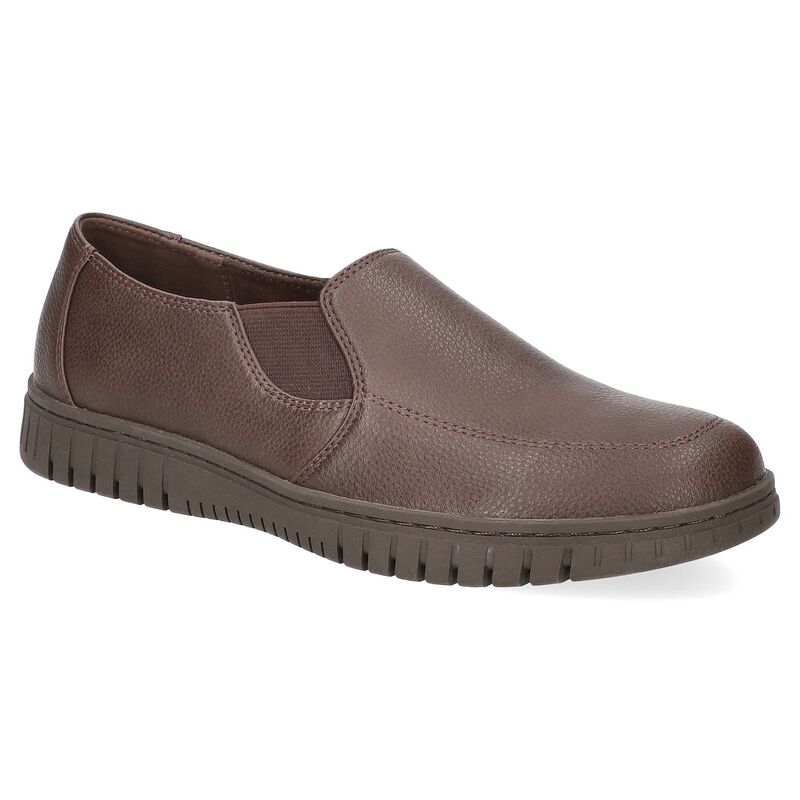 イージーストリート レディース シューズ サンダル Easy Street Women\u0027s Oriel Athleisure Comfort Slip-On Flats Brown 赤銅色 サンダル-靴-レディース靴