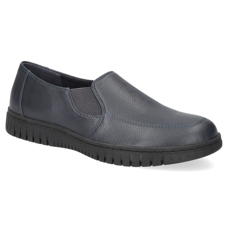 イージーストリート レディース シューズ サンダル Easy Street Women's Oriel Athleisure Comfort Slip-On Flats Navy ネイビー