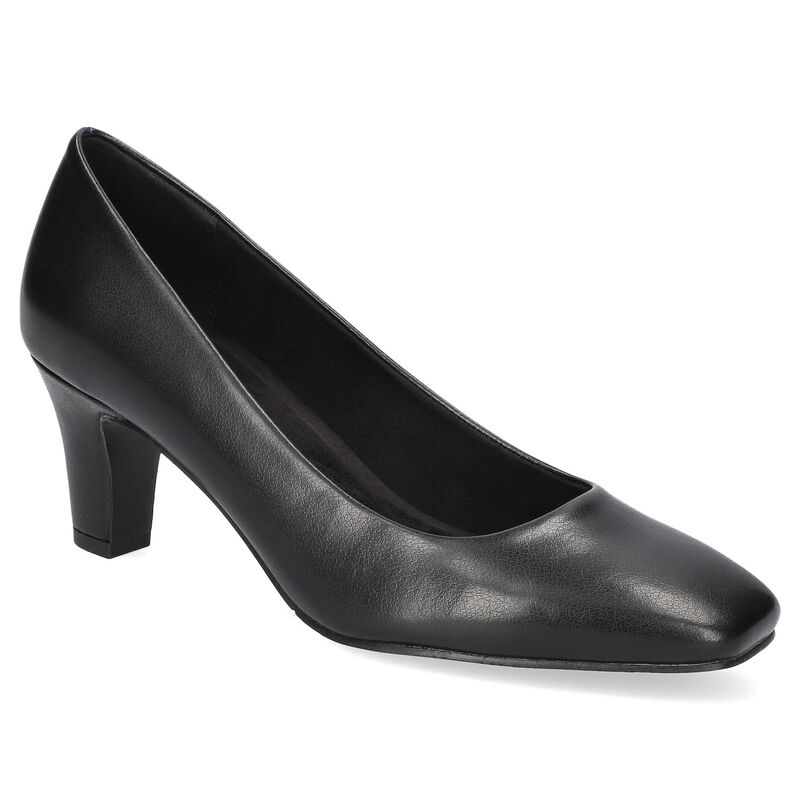 イージーストリート レディース シューズ パンプス Easy Street Poet Women'square Toe Pumps Black ブラック｜ReVida 店