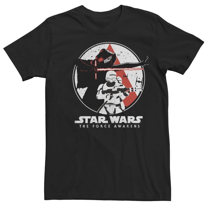 スター ウォーズ メンズ トップス Tシャツ Men'star Wars The Force Awakens Battle Pose Tee Black ブラック