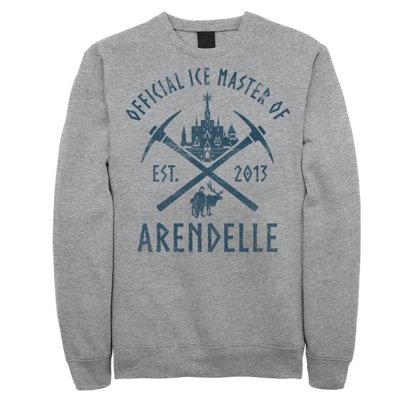 ディズニー メンズ アウター パーカー・スウェット シャツ Disney's Frozen Men's Official Ice Master Of Arendelle Sweatshirt Athletic Heather ヘザー