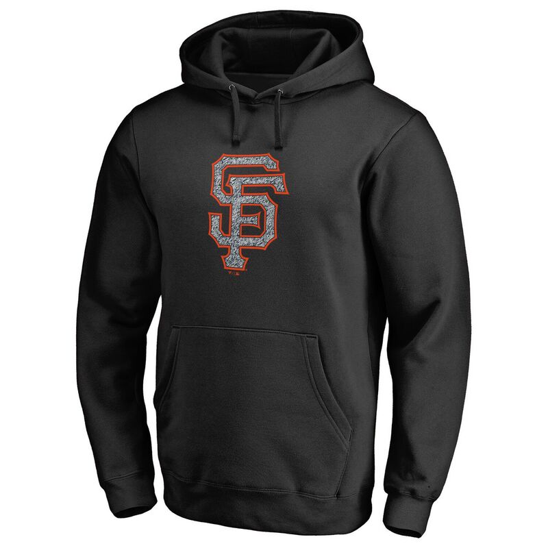 アンブランデッド メンズ アウター パーカー・スウェット ロゴタイプ Unbranded Men\u0027s Fanatics Branded Black San Francisco Giantstatic Logo Pullover Hoodie Gnt Black 黒いこと パーカー-トップス