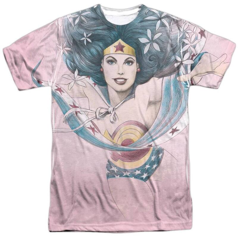 アニメキャラクター メンズ トップス Tシャツ Licensed Character Justice League Of America Sketched Short Sleeve Adult Poly Crew T-shirt White ホワイト
