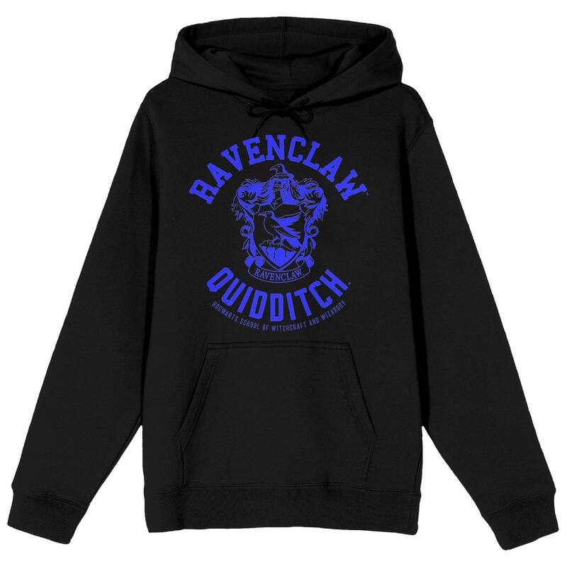 アニメキャラクター メンズ アウター パーカー・スウェット グラフィック Licensed Character Men's Harry Potteravenclaw Quidditch Seal Graphic Hoodie Black ブラック