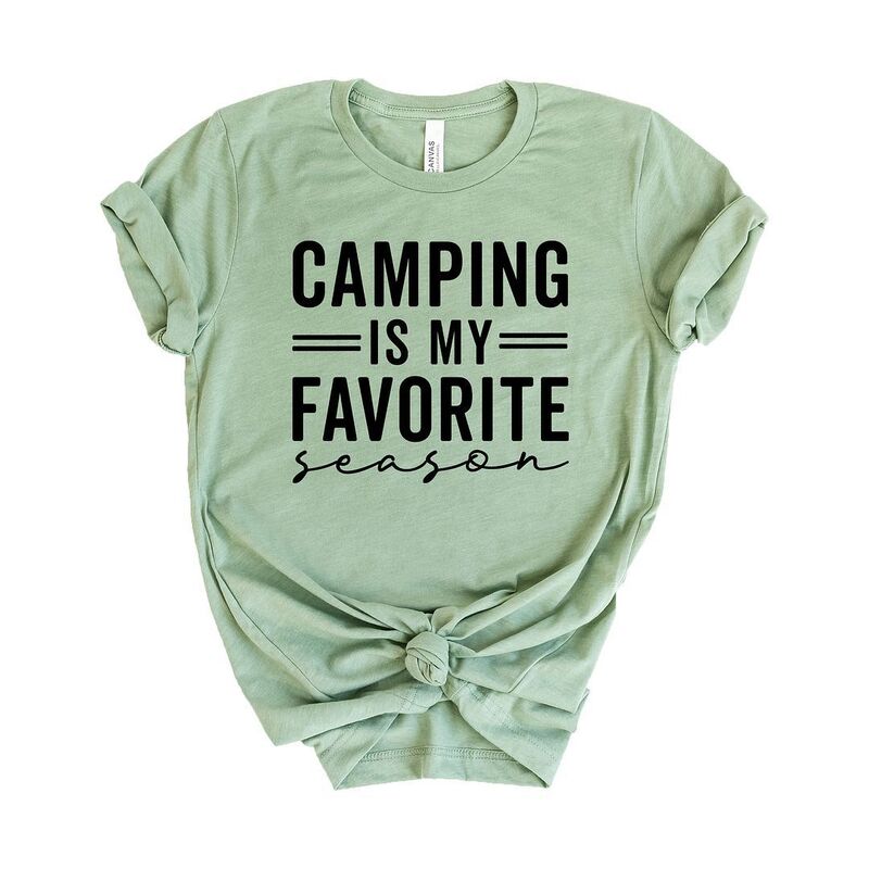 Simply Sage Market レディース トップス Tシャツ グラフィック Simply Sage Market Camping Is My Favorite Season Short Sleeve Graphic Tee Sage セージ
