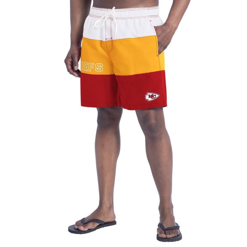 カール バンクス メンズ 水着 ハーフパンツ・ショーツ ショートパンツ Men's G-III Sports by Carl Banks Red/Gold Kansas City Chiefsunrise Volley Swim Shorts Chf Red レッド