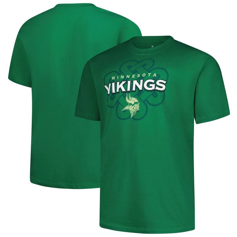 ファナティクス メンズ トップス Tシャツ トール Men's Fanatics Kelly Green Minnesota Vikings Big & Tall Celtic T-Shirt Mvk Green グリーン