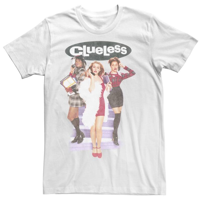 アニメ人となり メンズ トップス ティーシャツ Licensed Character Men\u0027s Clueless Movie Poster Tee White 白いこと メンズファッション-Tシャツ・カットソー-トップス