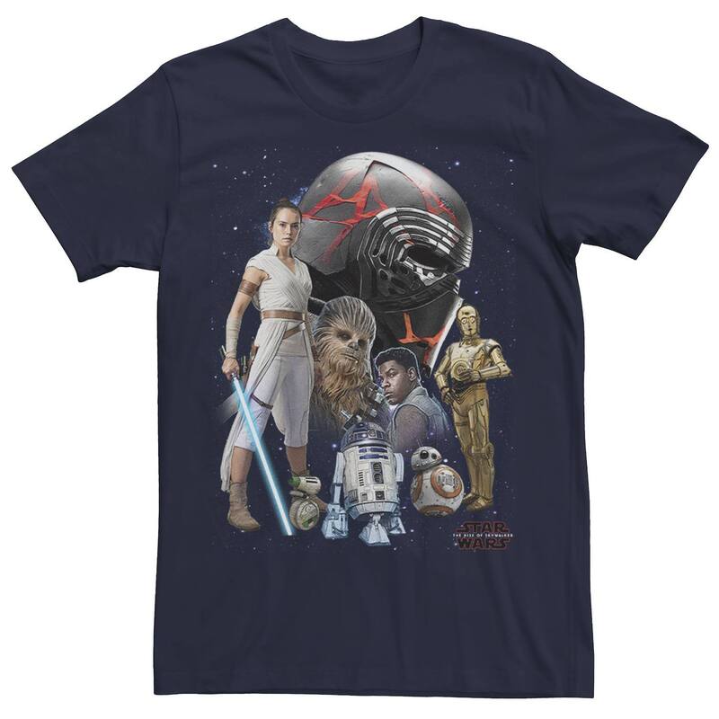 スター ウォーズ メンズ トップス Tシャツ Men'star Wars The Rise of Skywalker Sith Trooper Villain Tee Navy ネイビー