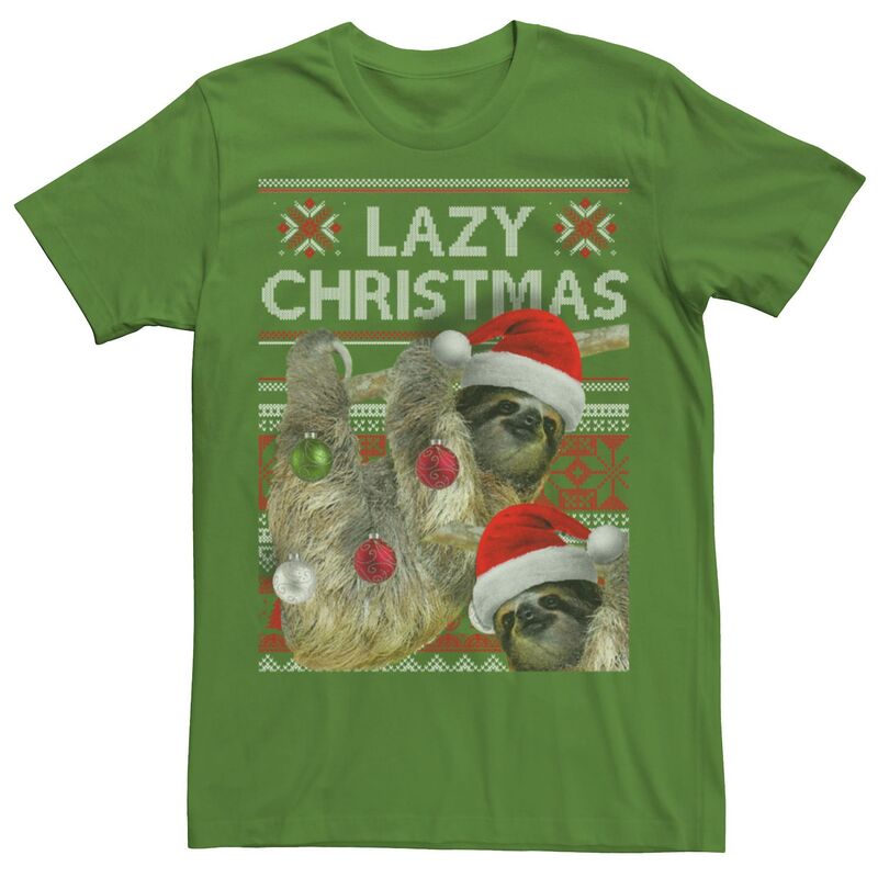 アニメ人となり メンズ トップス ティーシャツ グラフィック Licensed Character Men\u0027snowy Sloth Graphic Tee Kelly Tシャツ・カットソー-メンズファッション-トップス
