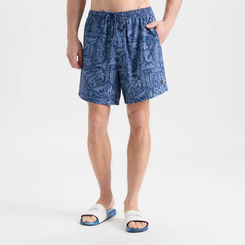 ソルトライフ メンズ 水着 ハーフパンツ・ショーツ Men'salt Life 7-Inch Palm Haze Volley Swim Trunks Atlantic｜ReVida 店