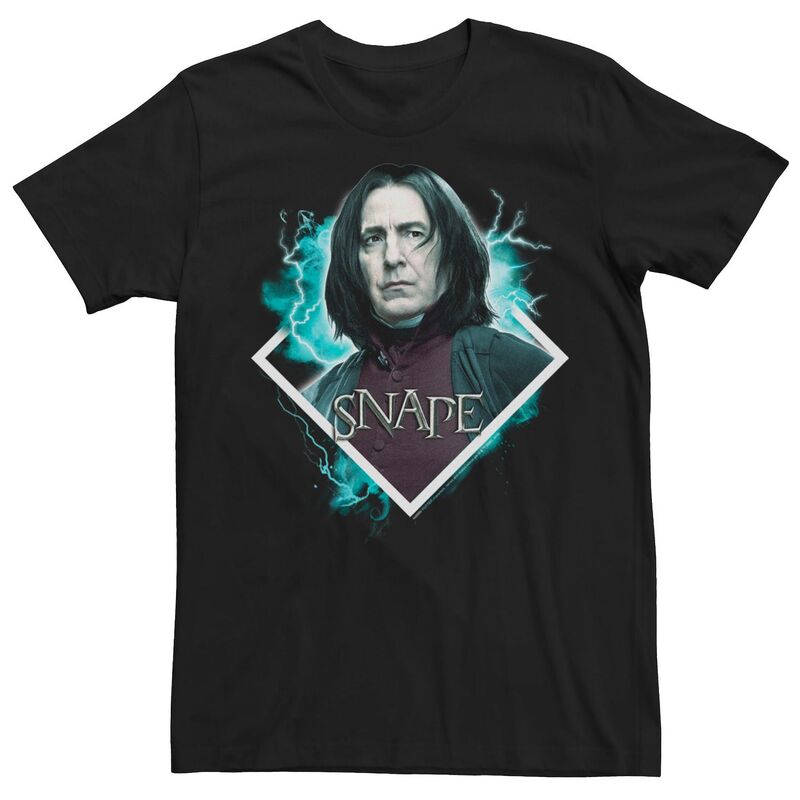 アニメ人となり メンズ トップス ティーシャツ Licensed Character Men\u0027s Harry Potter Snape Tee Black 黒いこと トップス-メンズファッション-Tシャツ・カットソー
