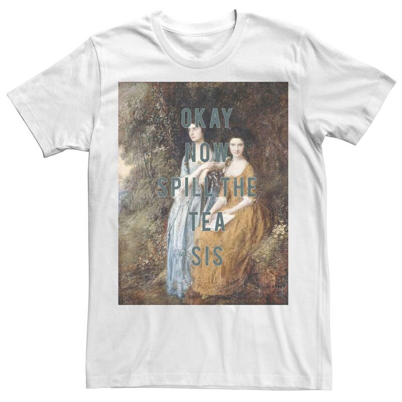 アニメキャラクター メンズ トップス Tシャツ Licensed Character Men's Okay Now Spill The Tea Sis Tee White ホワイト
