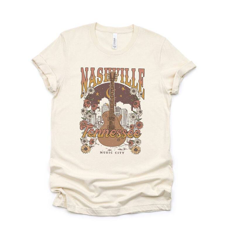Simply Sage Market レディース トップス Tシャツ グラフィック Simply Sage Market Nashville Tennessee Flowershort Sleeve Graphic Tee Cream クリーム