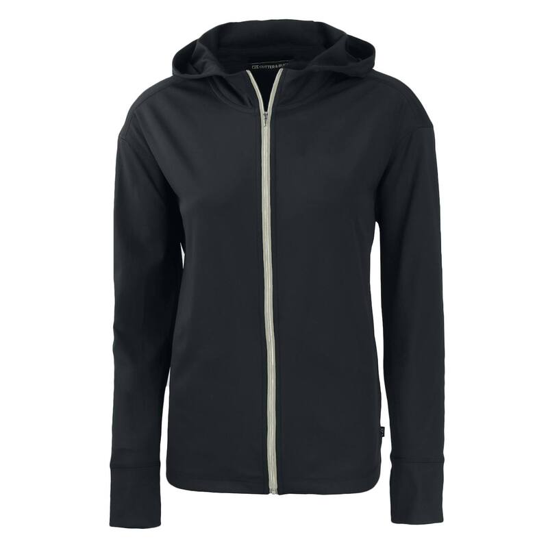カッターアンドバック レディース アウター ジャケット・ブルゾン パーカー Cutter & Buck Daybreak Eco Recycled Womens Full Zip Hoodie Black ブラック