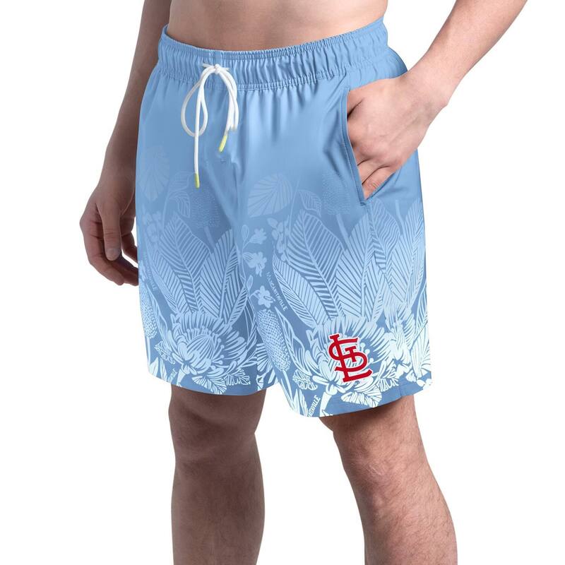 マルガリータビル メンズ 水着 ハーフパンツ・ショーツ ショートパンツ Men's Margaritaville Blue St. Louis Cardinals Lagoon Fiesta Swim Shorts Crd Blue ブルー