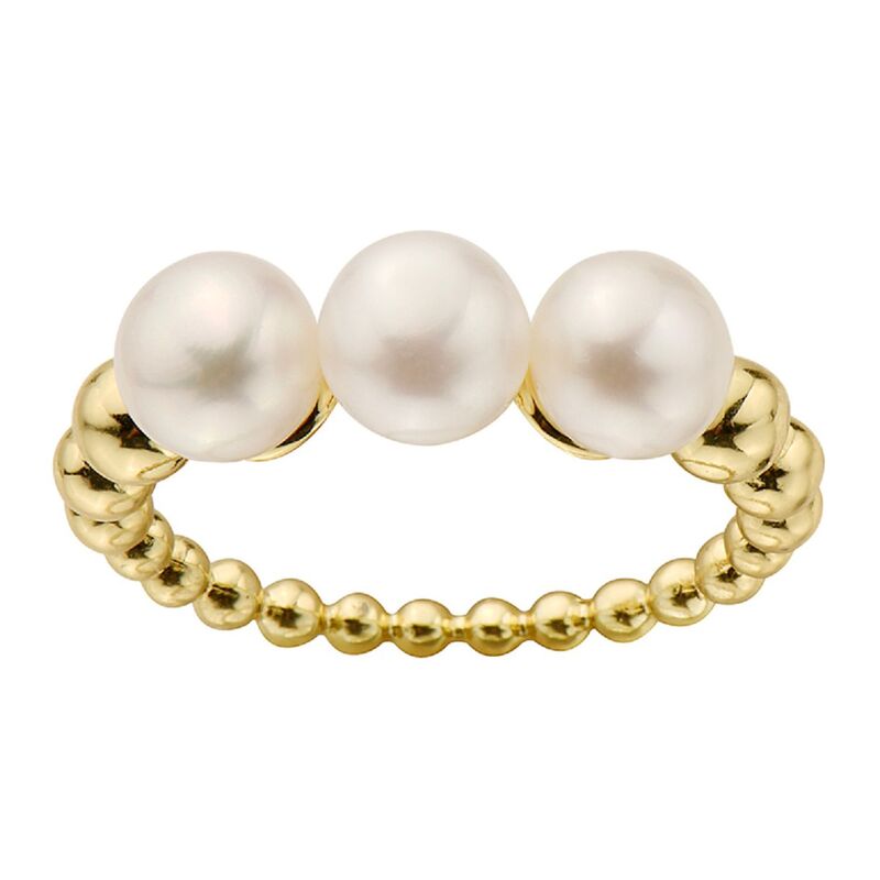 アンブランデッド レディース アクセサリー リング Unbranded 14k Gold Over Sterling Silver Freshwater Cultured Pearl Ringold Tone ゴールド