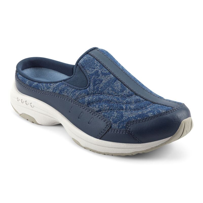 イージースピリット レディース シューズ スニーカー Easy Spiritraveltime Women\u0027s Fashion Mules Denim Floral ジーンズ