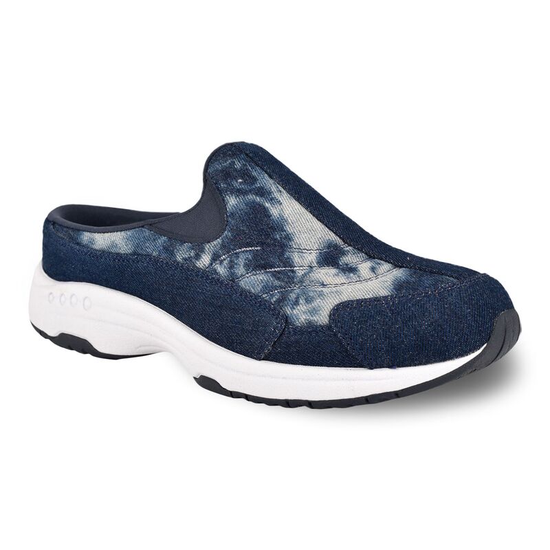 イージースピリット レディース シューズ スニーカー Easy Spiritraveltime Women\u0027s Fashion Mules Denim Tie Dye ジーンズ