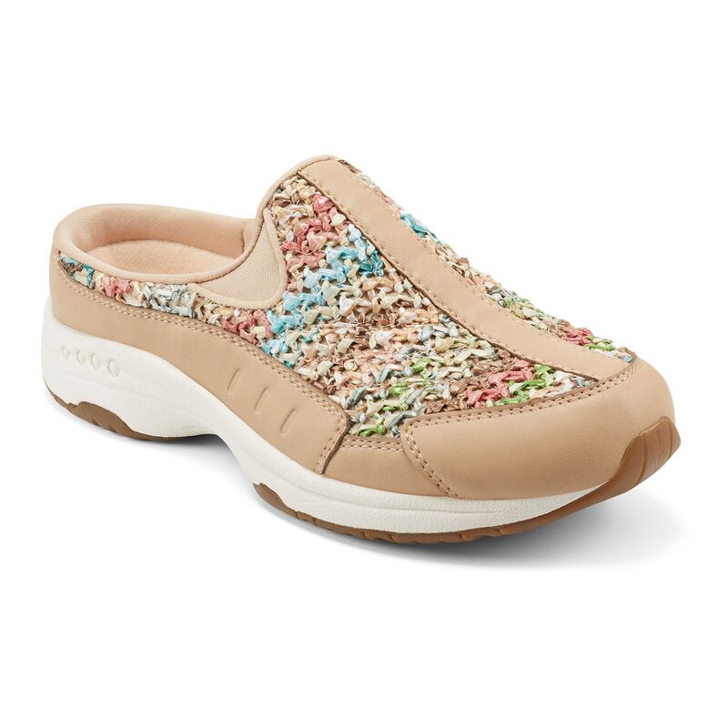 イージースピリット レディース シューズ スニーカー Easy Spiritraveltime Women\u0027s Fashion Mules Natural Multi マルチ色合い