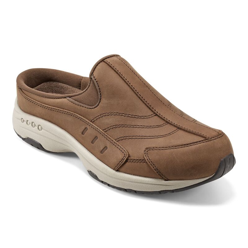 イージースピリット レディース シューズ スニーカー レザー Easy Spiritraveltime Women Leather Mules Lightan Leather タン