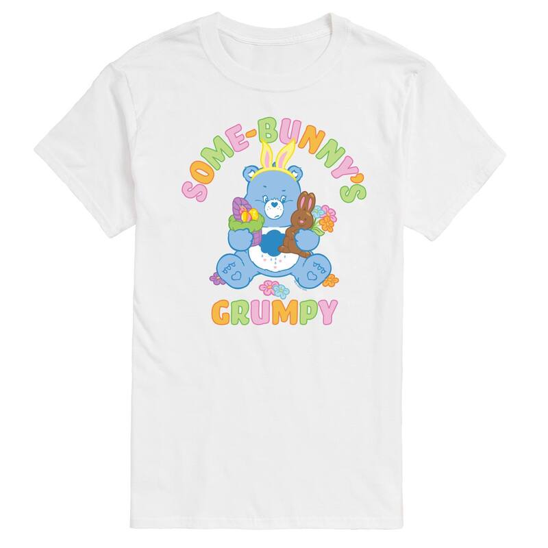 アニメキャラクター メンズ トップス Tシャツ グラフィック Licensed Character Men's Care Bearsomebunnys Grumpy Graphic Tee White ホワイト