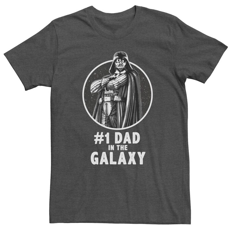 アニメ人となり メンズ トップス ティーシャツ Licensed Character Men\u0027star Wars Darth Vader #1 Dad In The Galaxy Tee Charcoal Heather 暗灰色 トップス-メンズファッション-Tシャツ・カットソー