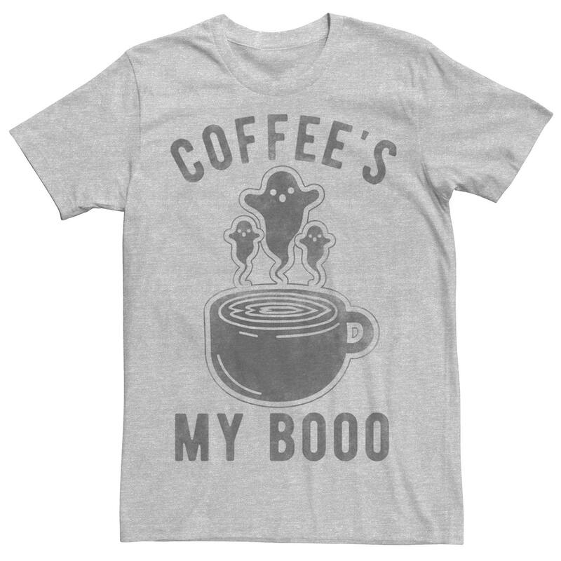 アニメ人となり メンズ トップス ティーシャツ Licensed Character Men\u0027s Coffee\u0027s My Booo Tee Athletic Heather ギョリュウモドキ トップス-Tシャツ・カットソー-メンズファッション