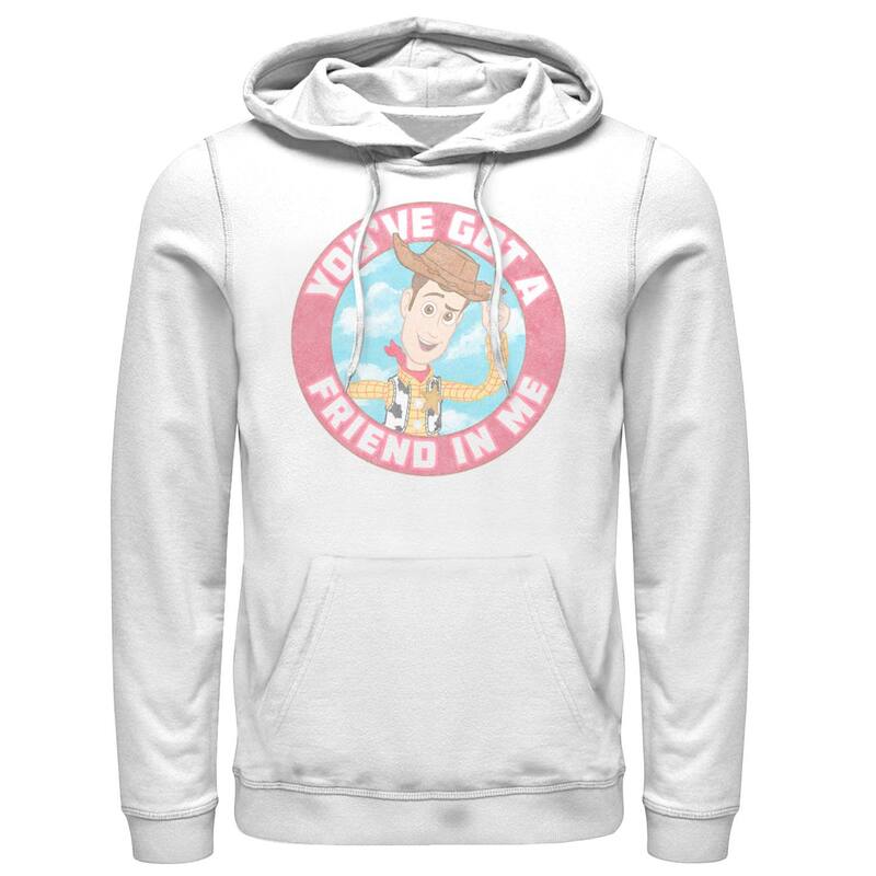 ディズニー ピクサー メンズ アウター パーカー・スウェット Disney / Pixar Toy Story Woody Men Friend In Me Hoodie White ホワイト