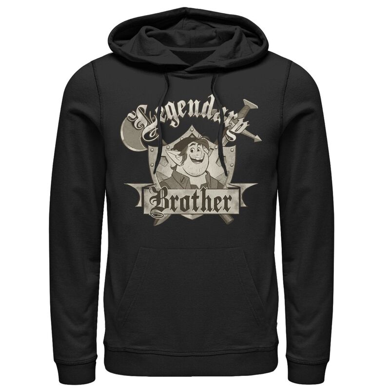 ディズニー ピクサー メンズ アウター パーカー・スウェット Disney / Pixar Onward Barley Men Legendary Brother Hoodie Black ブラック