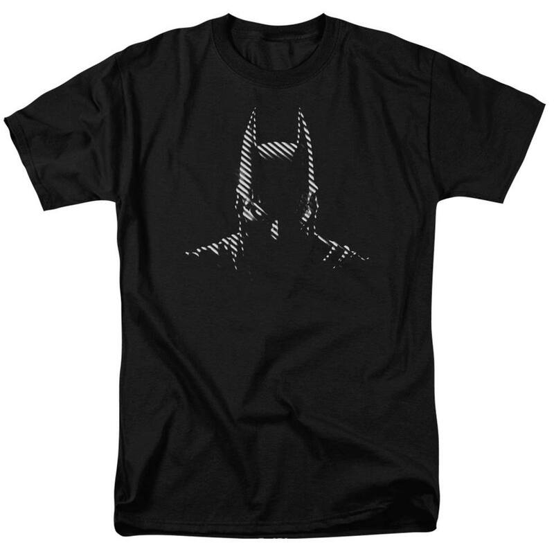アニメキャラクター メンズ トップス Tシャツ Licensed Character Batmanoir Short Sleeve Adult-shirt Black ブラック