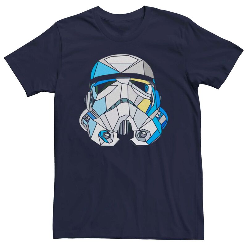 アニメ人となり メンズ トップス ティーシャツ Licensed Character Men\u0027star Warstormtrooper Stained-Glass Tee Navy 米国海軍 メンズファッション-トップス